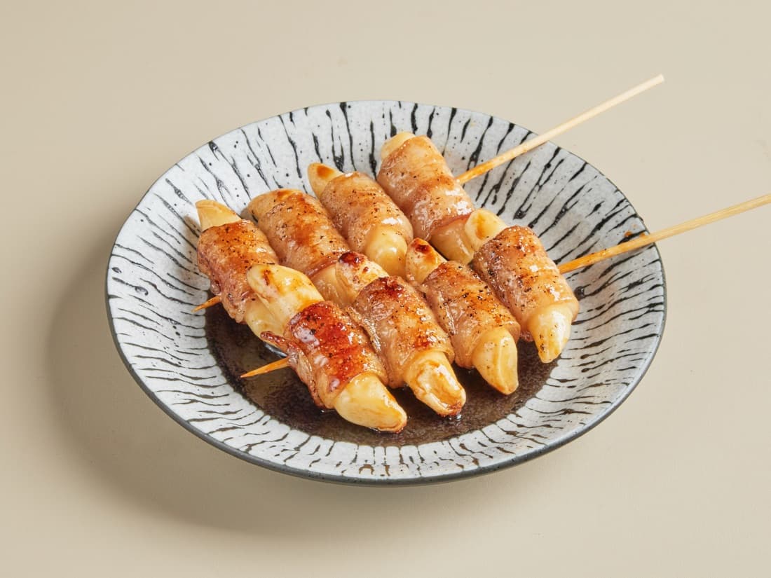 떡삼겹말이꼬치